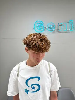 ✨【平日限定】メンズカット➕どのパーマでもOK✨/波巻きスパイラル/ツイストスパイラル/スパイラル/スペインカール