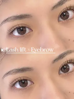 【 人気No.2垢抜けmenu✌🏻】すっぴんでも盛れる♡上下まつげパーマ+美眉スタイリング💖