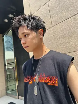 【リピーター多数🔥】骨格矯正メンズカット+ケアトリートメント