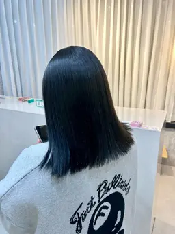 縮毛矯正【リタッチ】+トリートメント💆🏼♀️