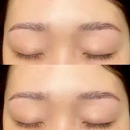 【女性専用】アイブロウパーマ🫶🏽 (間引き,メイク,お仕上げ付き◎)