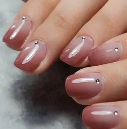 Hand ワンカラー、ラメ