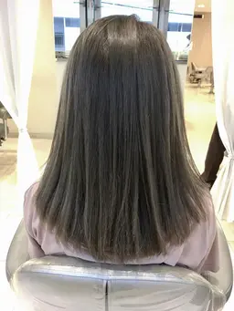 艶カラー➕手触り向上トリートメント