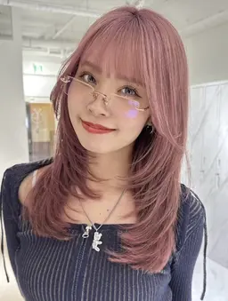 海外系レイヤーカット