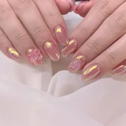 【キラキラ】ミラーネイル✨🪞ワンカラー❤️