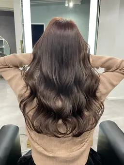 韓国風コテ巻きパーマ+カット コテ巻き苦手・韓国巻きができない◦スタイリングを楽にしたい方!