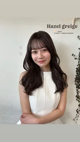 学生応援‼️【就活暗染めカラー＋カット＋トリートメント】レディースメンズ◎ミニモ学割U24