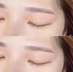 ご新規様限定価格🫧【理想の眉毛に👩✨】眉毛wax➕間引き付き🌈2回目以降次回予約で¥4,500✨