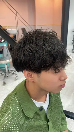 【メンズ限定💫】メンズパーマ🧑🏻‍🦱🌀カット＋パーマ➕外部補修トリートメント付き🫧