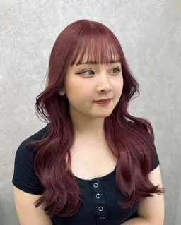 【𝐦𝐢𝐧𝐢𝐦𝐨限定】ブリーチなし韓国ダブルカラー＋レイヤーカット＋トリートメント