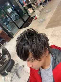 メンズコース (カット+眉カット+炭酸デトックス+マッサージシャンプー+泡パック)