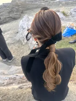 結婚式♡お呼ばれヘアセット