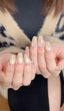🉐チップ長さ出し💅マグネット🧲orフラッシュネイル✨+甘皮ケア+保湿オイル
