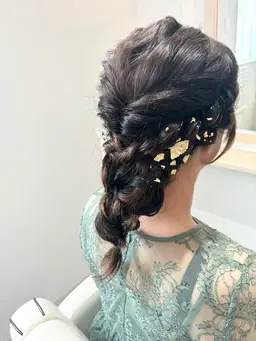 【結婚式.お呼ばれetc】hair set
