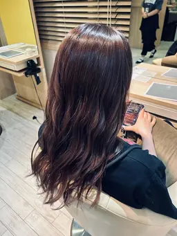 【U24レディース】カットモデル(ボブ​〜​ロング)+ブリーチなしダブルカラー+プレミークTr