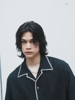 メンズカット＋毛流れパーマ