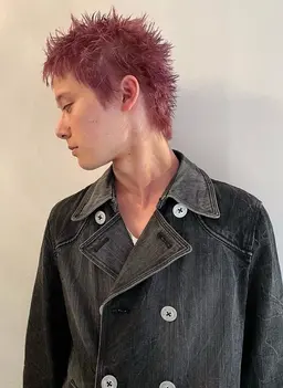 メンズカット+ケアブリーチカラー ✨【スパイキーショート /ツーブロック 】