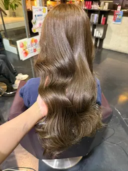 【🫧髪質改善カラー🫧⊹˚₊】9:00〜15:30 🎀﹒ツヤカラー+フローディア髪質改善👑