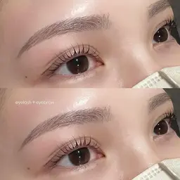 【🤍人気No.2🤍】アイブロウワックス(メイク仕上げ)➕まつ毛パーマ(デザイン豊富)