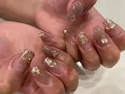 シンプルデザインネイル