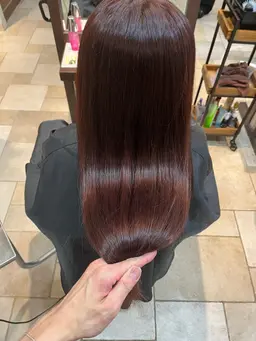 🌰ブリーチなしダブルカラー+選べるAujua3stepトリートメント🌰最小限ダメージで最高の透明感