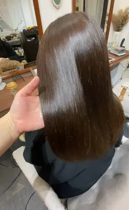 ✨うる艶 髪質改善ストレート+カット✨【OPEN記念｜5月末まで】