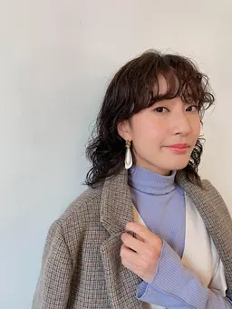 【4月限定🧺】 潤いパーマ + カット+ケアトリートメント