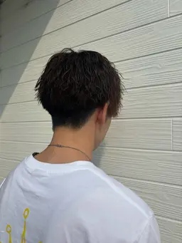 メンズカット＋パーマ＋ファインバブル