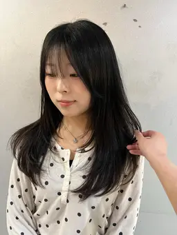 【4月限定!!60%off】ロングカット+うる艶Aujua2stepトリートメント