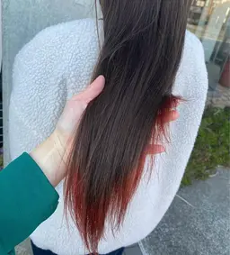 🥣全体カラー＋ポイントブリーチ⠀ 【インナーカラー、裾カラー、ヘムラインカラーなど】