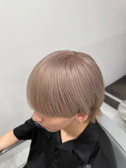 🔥【メンズ限定】🔥1ブリーチ＋カラー＋髪質改善4ステップトリートメント＋ヘアセット（ハイトーン、メンズカット、韓国）