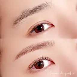 【4月限定セットメニュー】当店1番人気❣️垢抜け♡上まつ毛パーマ👀+アイブロウスタイリング🌷