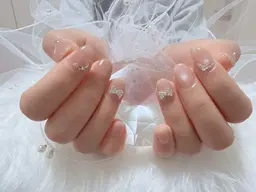 「長さ出し 0,5~1cm まで」  マグネットネイル🧲 ＊ グラデーション✨ ➕ アート2本🫧