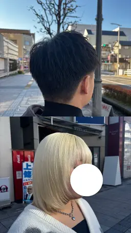 カット+シャンプー+トリートメント付き