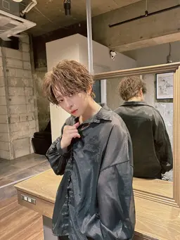 【当日限定】メンズカット＋カラー＋ブリーチ×1