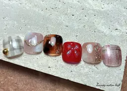 ご新規様限定　フットネイル定額サンプル　オフ込み