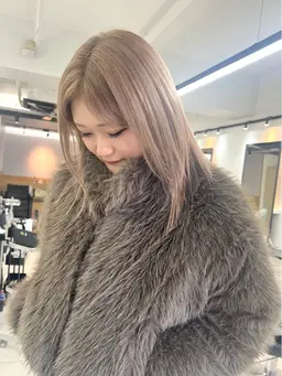 💐【ダブルカラー】🐉ブリーチ１回 カラー１回　ハイトーンカラー　透明感⚡️ 派手髪⭐️ メイク映え🌈