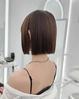 【ボブ限定】似合わせカット＋ストレート＋トリートメント✨表参道1分
