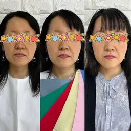 【フル】パーソナルカラー+スタイル診断メイクレッスン120分