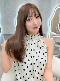 🉐ミニモ限定価格🌟髪質改善ストレート🌟♦️美髪縮毛矯正♦️+トリートメント🫧