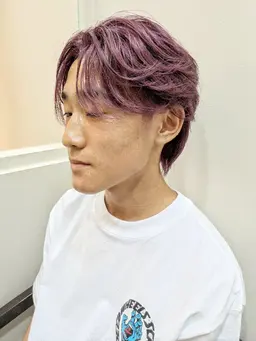 メンズ　カット＋ダブルカラー