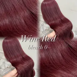 【💓ダメージを最小限に💓】低ダメージで高発色な暖色❤️ブリーチなしWカラー+オリジナルーリートメント🫧‪