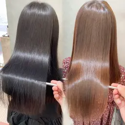 【女性のお悩みNo.1‼️】前髪縮毛矯正🩵➕トレンド似合わせカット➕内部補修トリートメント🫧