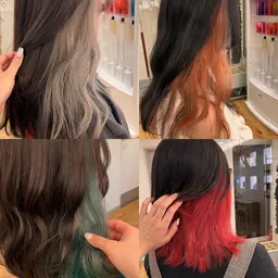 【ブリーチ込❣️】カット+透明感カラー+ポイントカラー🌈✨