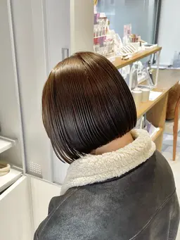 《透明感抜群✨シアー1カラー＆プチトリートメント》ご相談で別途ダブルカラーも可能🫧※ロング料金別途有※土日＋¥2200