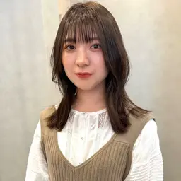 ✨️メンテナンスコース/3ヶ月以内のご来店✨️【前髪カット】+【カラー】