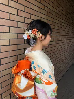 【成人式に♪】振袖着付け&ヘアセット&メイク