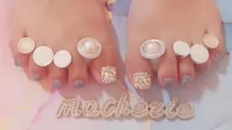 フットバス付き🛁𓈒 𓂂𓏸親指2本アート