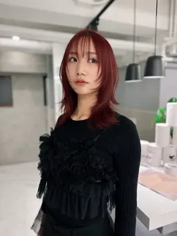 新生活に♡ 《透明感たっぷりブリーチなしWcolor》＋treatment + cut