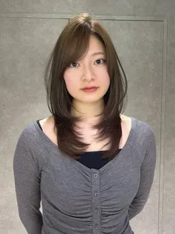 【📸撮影モデル📸】韓国ハッシュカット、レイヤーカット+ブリーチ無しダブルカラー